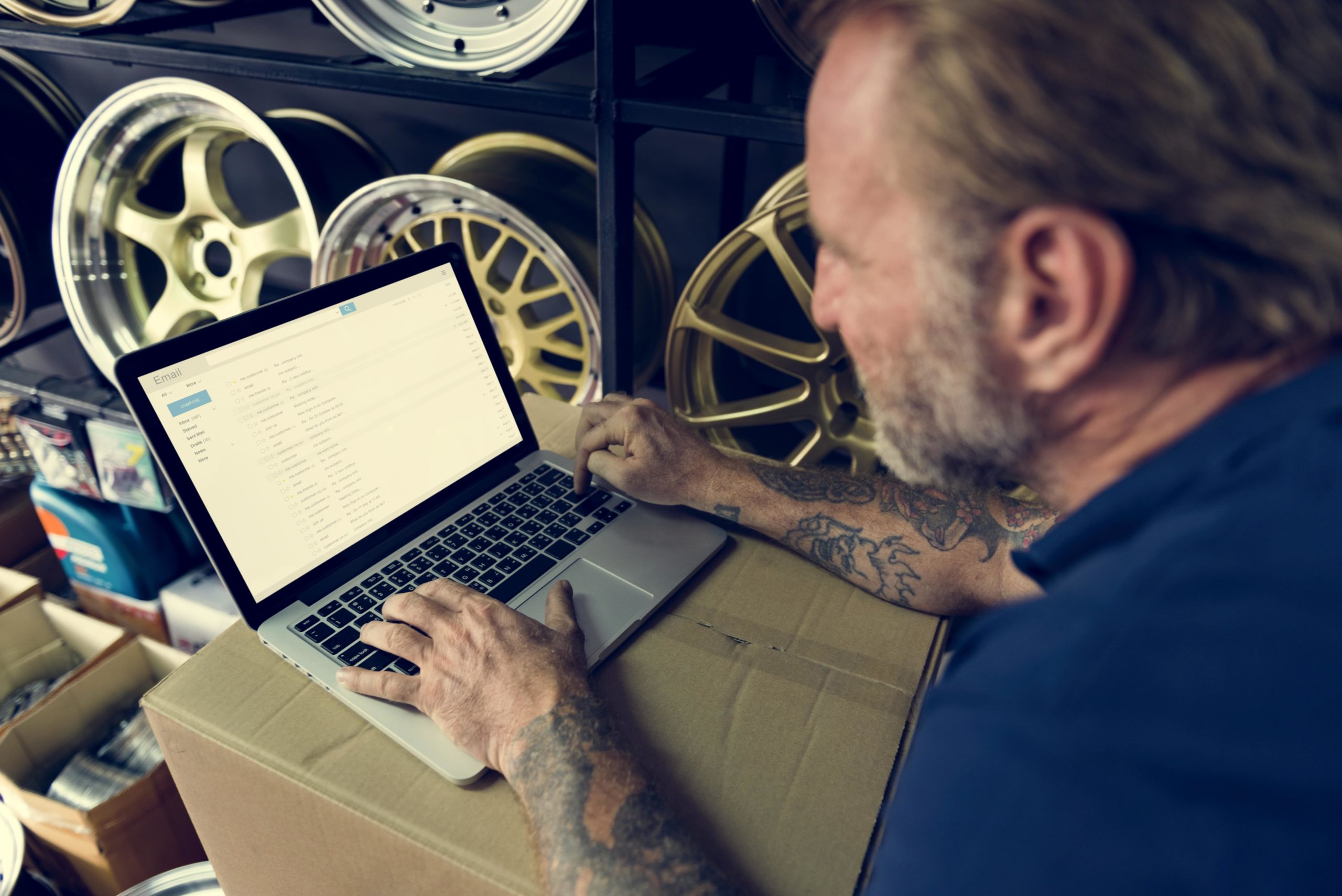 car parts shop dealer planning newsletter